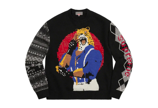 Supreme x Yohji Yamamoto TEKKEN™ Sweater Black (FW22)