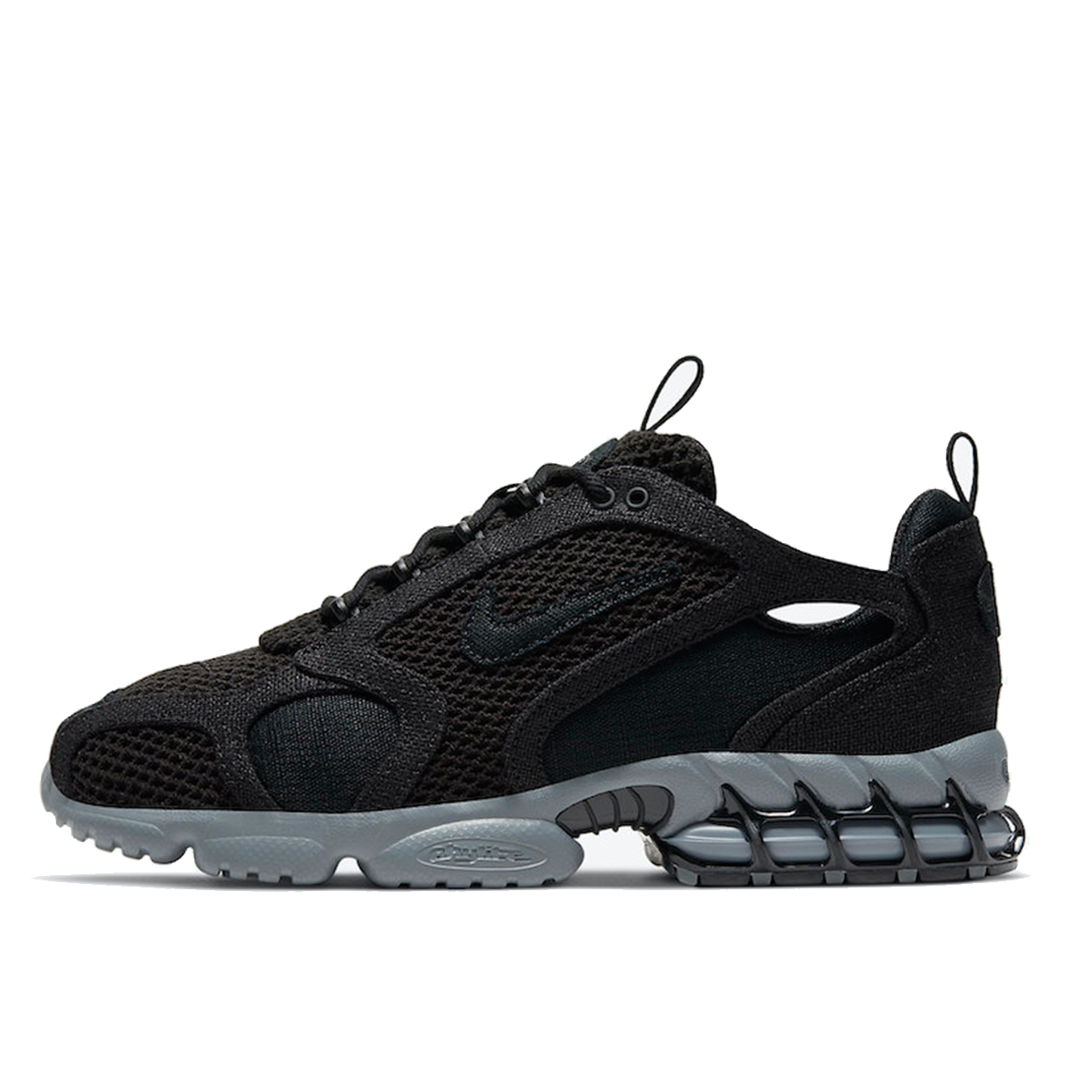 Nike x Stussy Air Zoom Spiridon Cage 2 Black (2020) sneaker – authenticated on KLEKT