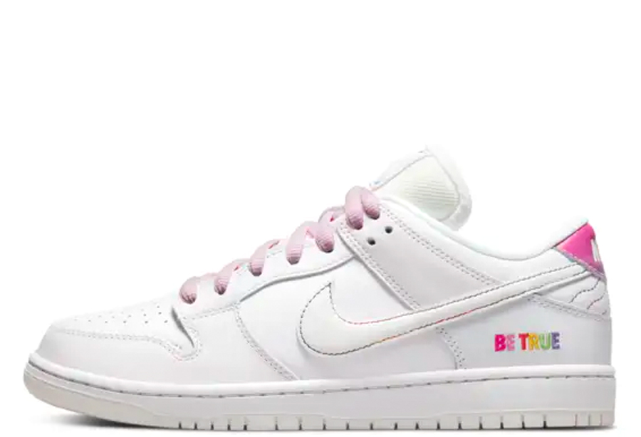 Nike SB Dunk Low Be True White (2022) White/Multi sneaker – authenticated on KLEKT