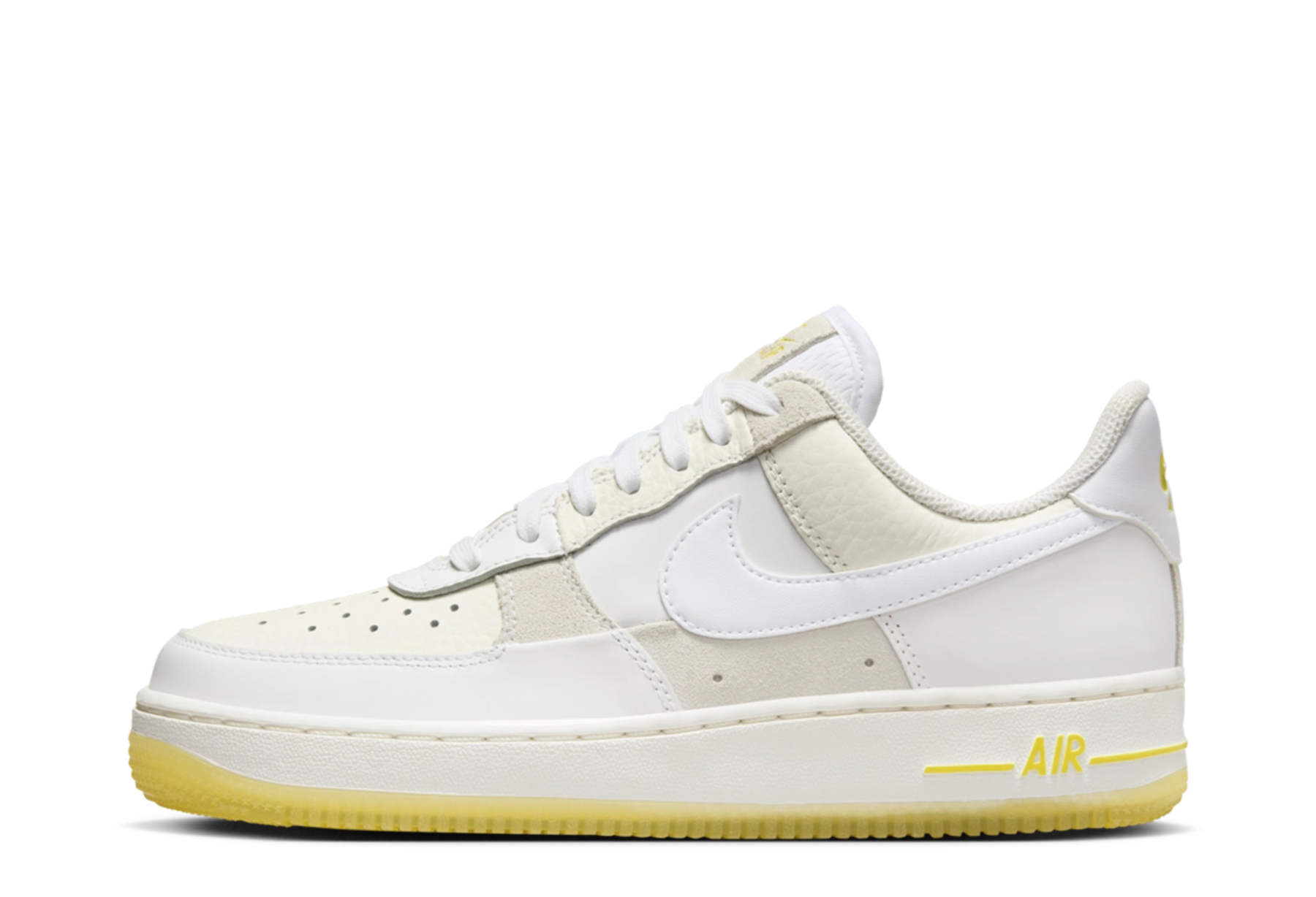 Nike Air Force 1 '07 'Patchwork' (2023) White/Yellow sneaker – authenticated on KLEKT