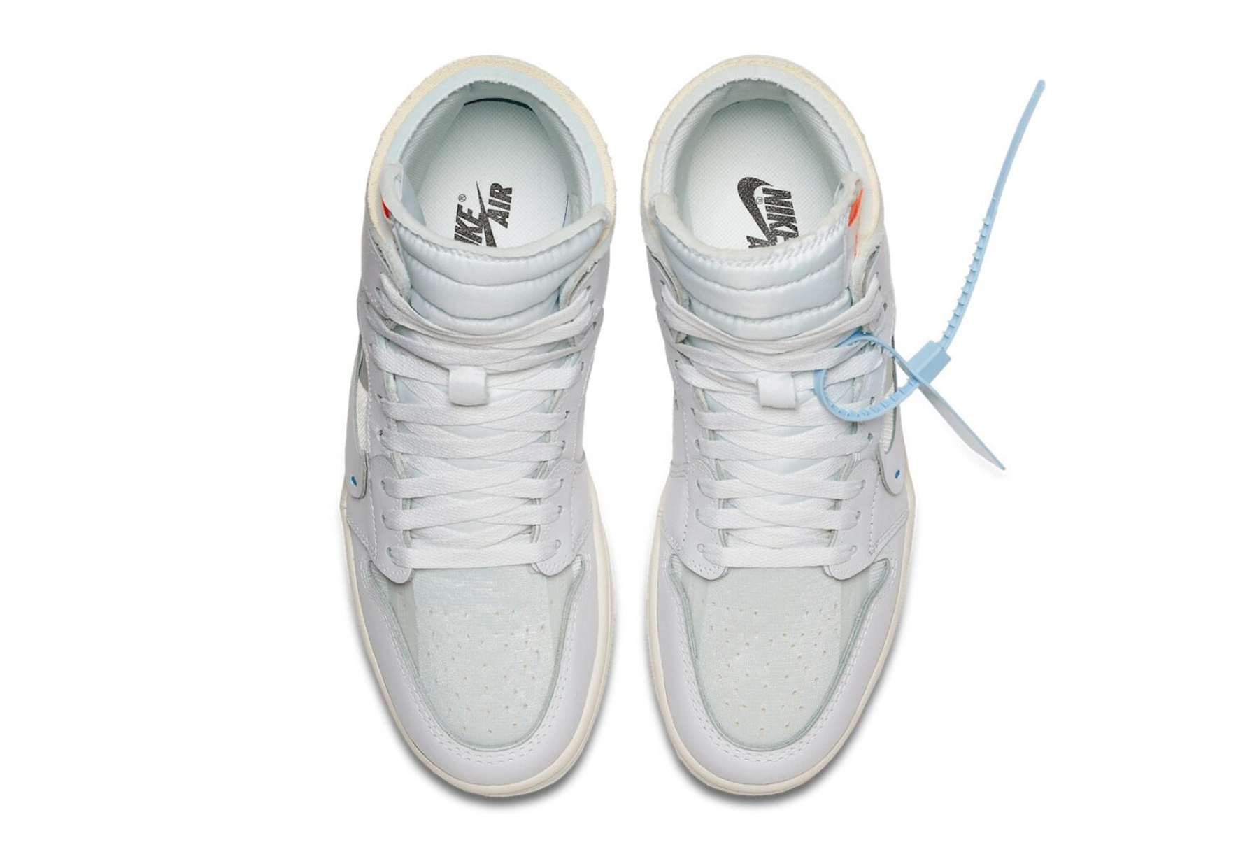 Air Jordan x Virgil Abloh Archive 1 High OG 'Alaska' (2026) WHITE sneaker – authenticated on KLEKT