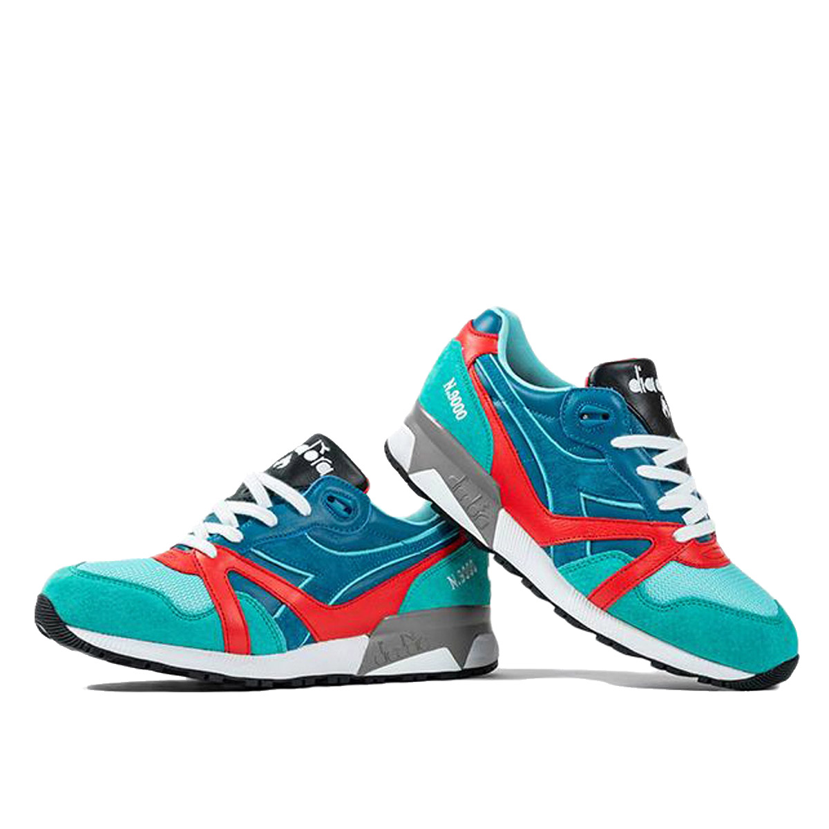 Diadora x Hanon N9000 Alternative Route (2021) BLUE OCEAN DEPTHS/RED/WHITE sneaker – authenticated on KLEKT