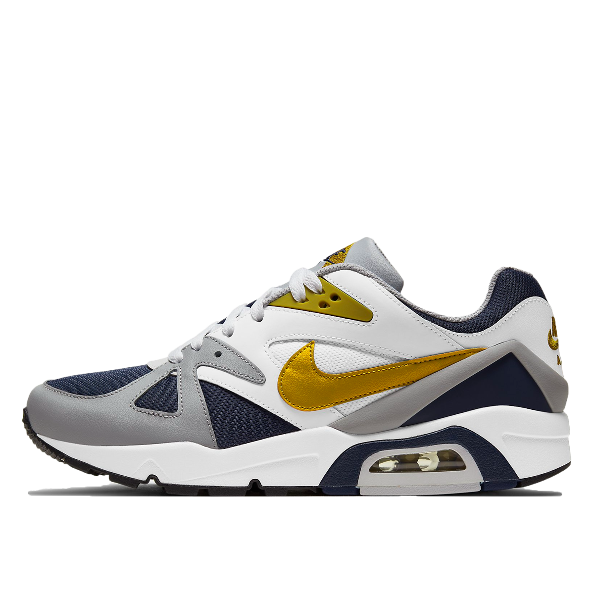 Nike Air Structure OG Midnight Navy Dark Citron (2021) MIDNIGHT NAVY/LIGHT SMOKE GREY/WHITE/DARK CITRON sneaker – authenticated on KLEKT