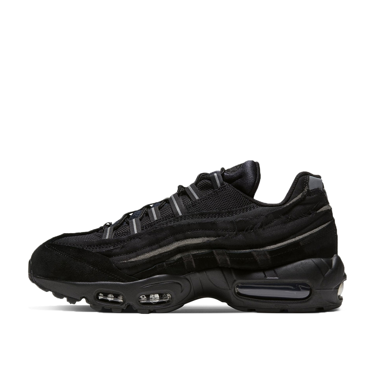Nike COMME des GARÇONS x Air Max 95 Black (2020) BLACK sneaker – authenticated on KLEKT