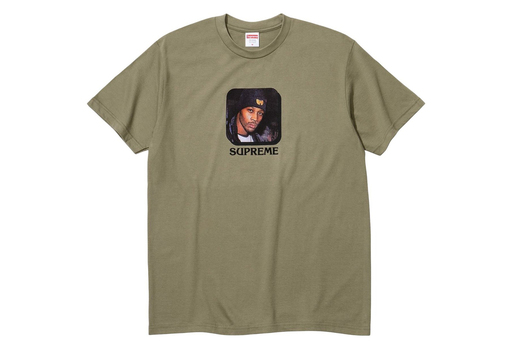 Supreme x Wu-Tang Clan RZA Tee 'Light Olive' (FW25) – authenticated on KLEKT