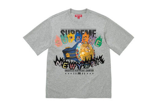 Supreme Undisputed S/S Top 'Grey' (FW26) – authenticated on KLEKT
