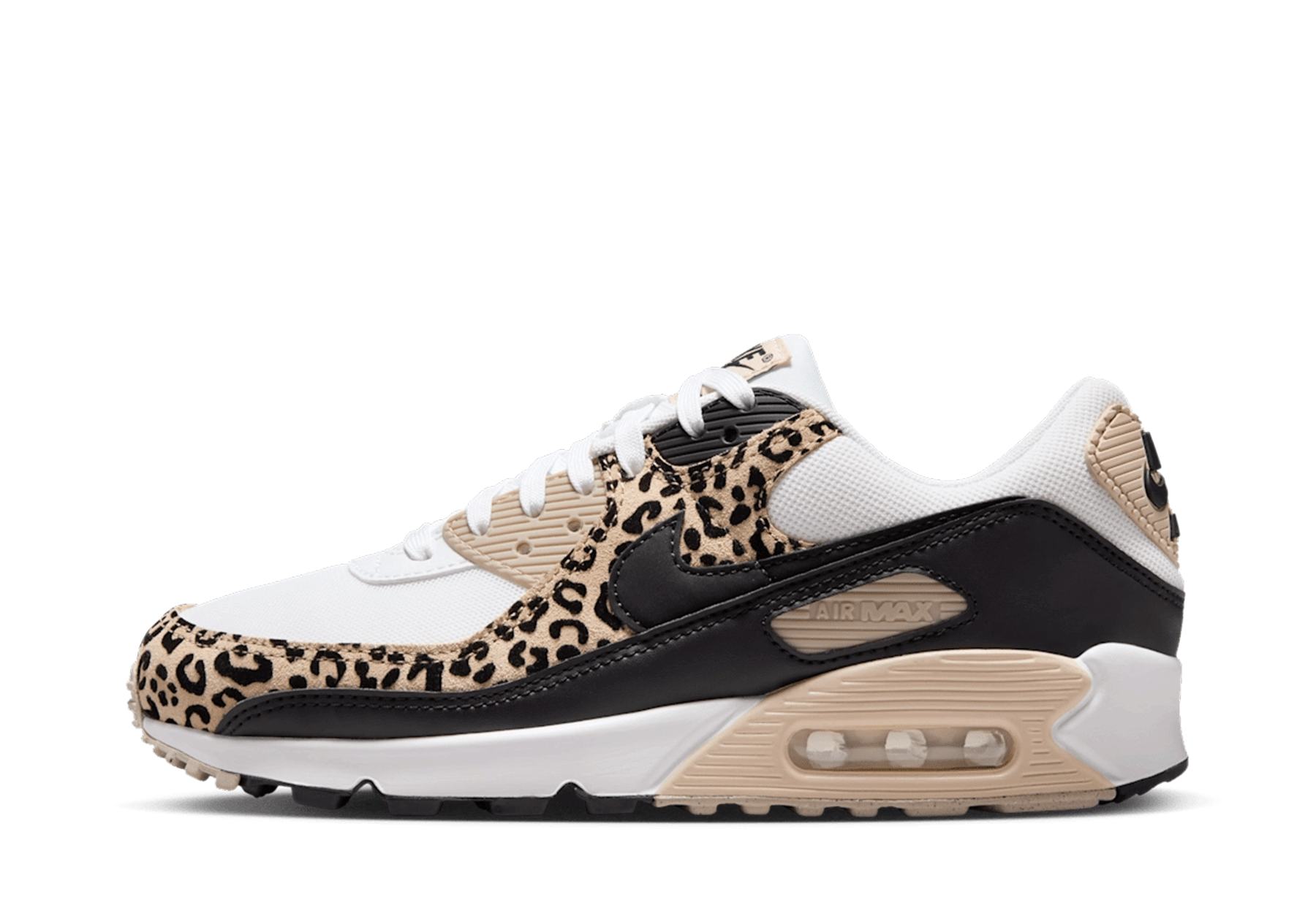 Nike Air Max 90 WMNS 'Sanddrift' - Leopard Pack (2026) Leopard/Black/Sand sneaker – authenticated on KLEKT