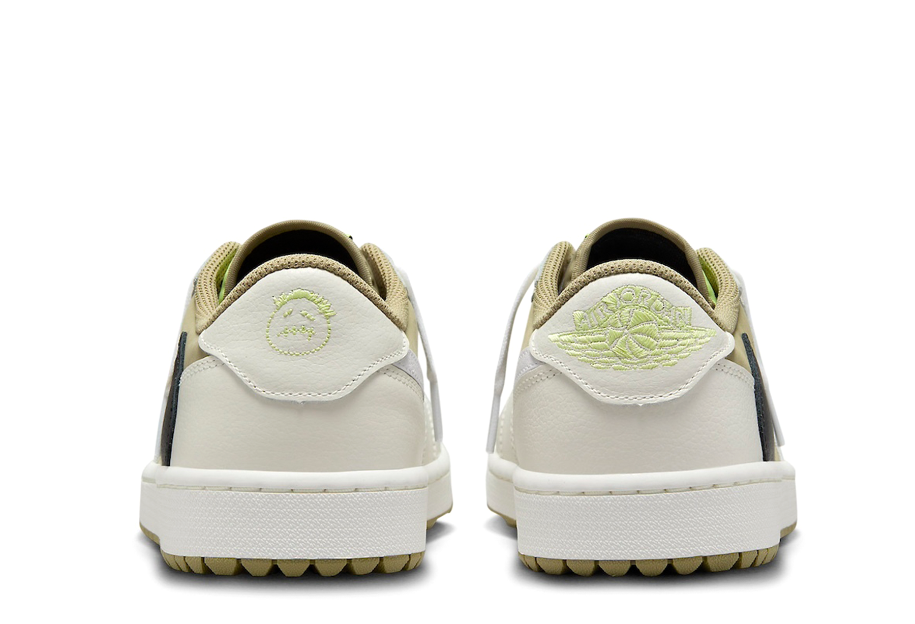 Air Jordan x Travis Scott 1 Low Golf 'Neutral Olive' (2023) Neutral Olive/Black-Sail/Lemon Twist/Baroque Brown sneaker – authenticated on KLEKT