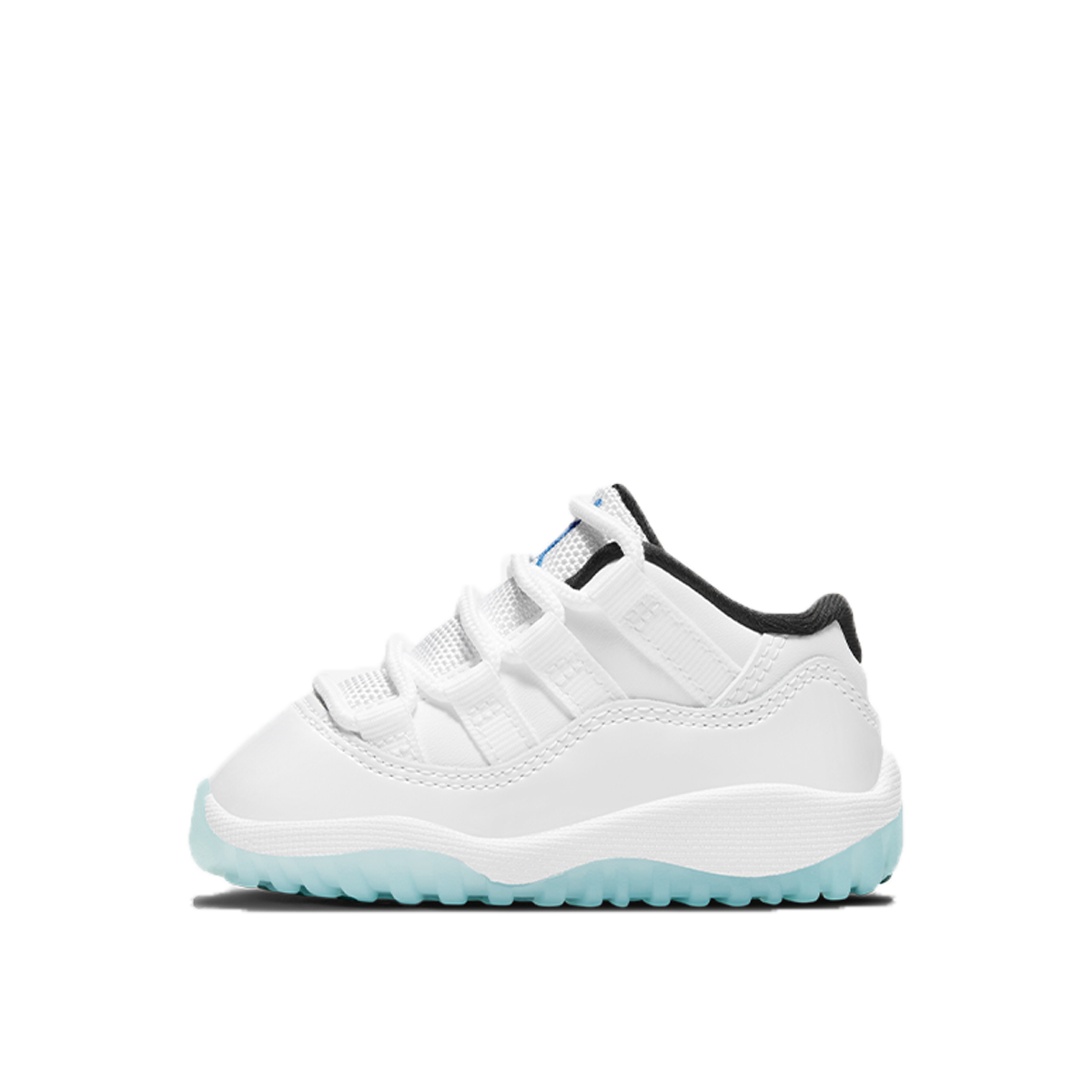 Air Jordan 11 Retro Low 'Legend Blue (TD) (2021) WHITE/WHITE/BLACK/LEGEND BLUE sneaker – authenticated on KLEKT