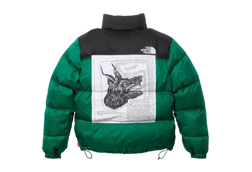 The North Face x Supreme Nuptse Jacket 'Green' (FW24) – authenticated on KLEKT