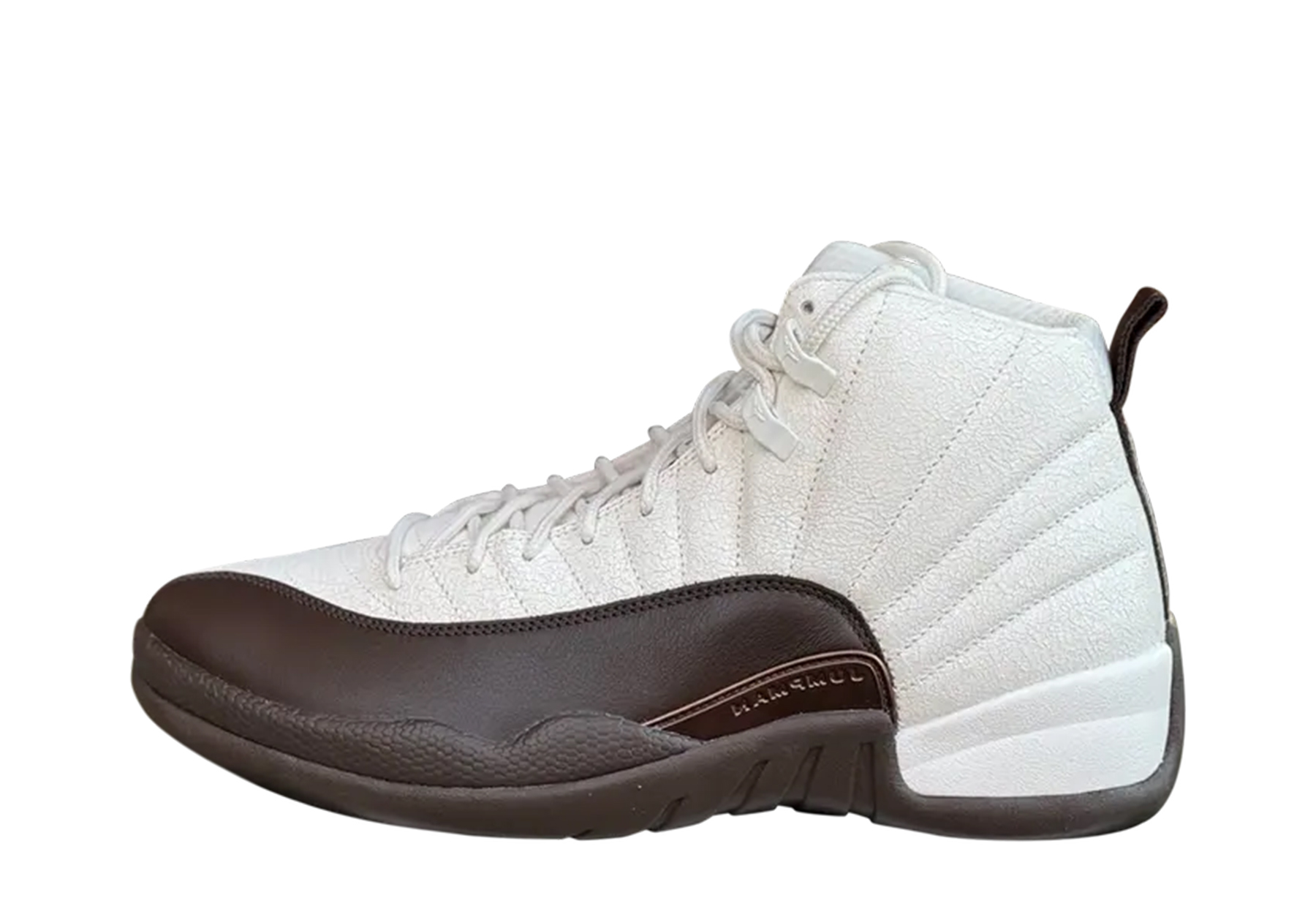 Air Jordan Air Jordan x SoleFly 12 Retro SP 'Cafecito' (2024) White/Baroque Brown/Sail sneaker – authenticated on KLEKT
