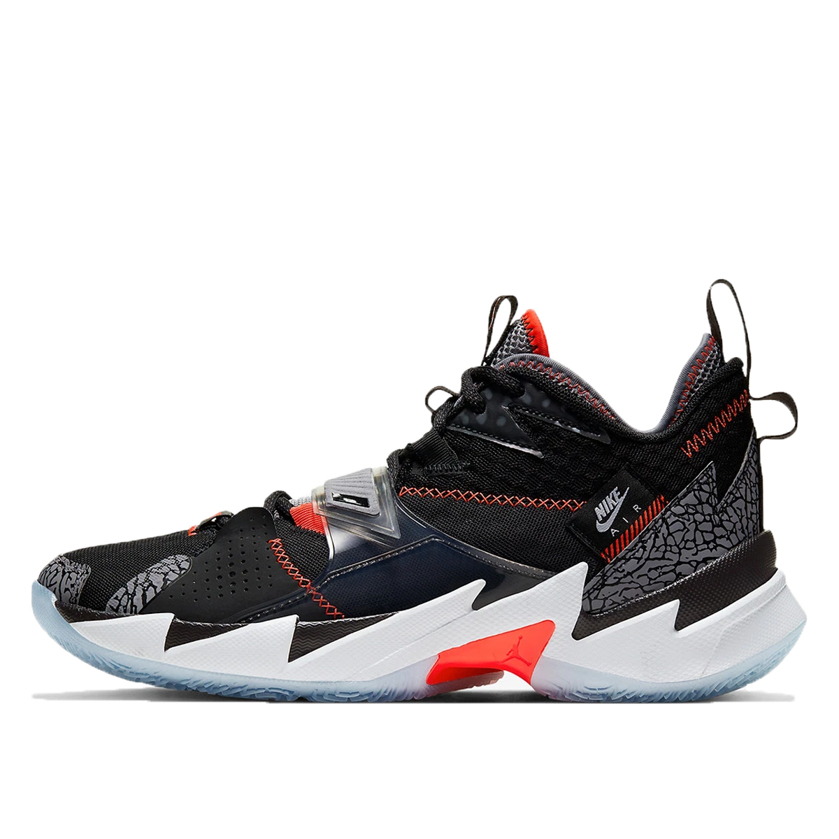 Air Jordan Why Not Zer0.3 Black Cement (2020) sneaker – authenticated on KLEKT
