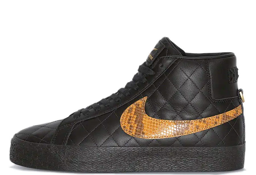 Nike SB Blazer x Supreme Mid Black (2022) Black sneaker – authenticated on KLEKT