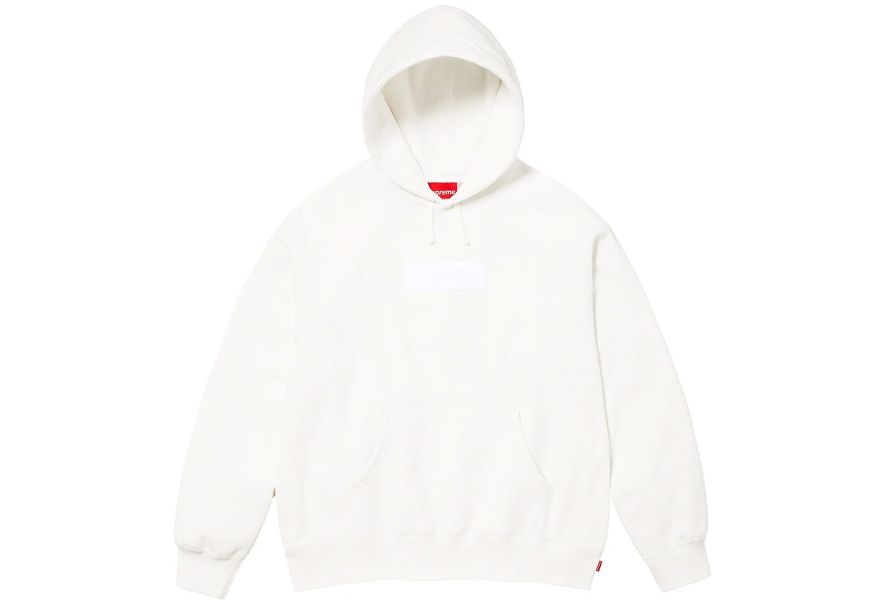 Supreme Box Logo Hooded Sweatshirt White (FW23) WHITE sneaker – authenticated on KLEKT