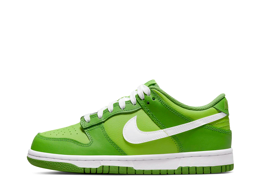 Nike Dunk Low GS Chlorophyll Vivid Green (2022) Chlorophyll/Vivid Green sneaker – authenticated on KLEKT