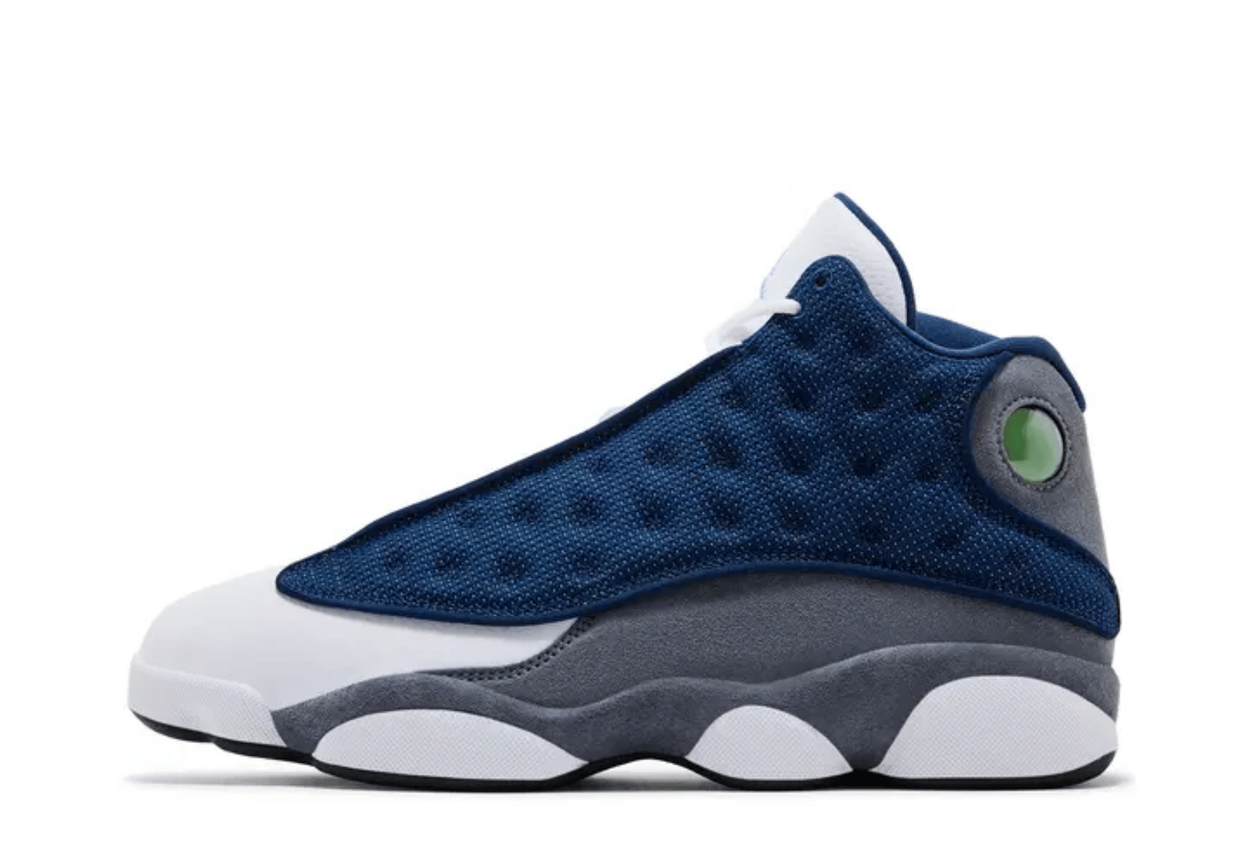 Air Jordan 13 Retro 'Flint' (2026) NAVY/UNIVERSITY BLUE-FLINT GREY-WHITE sneaker – authenticated on KLEKT