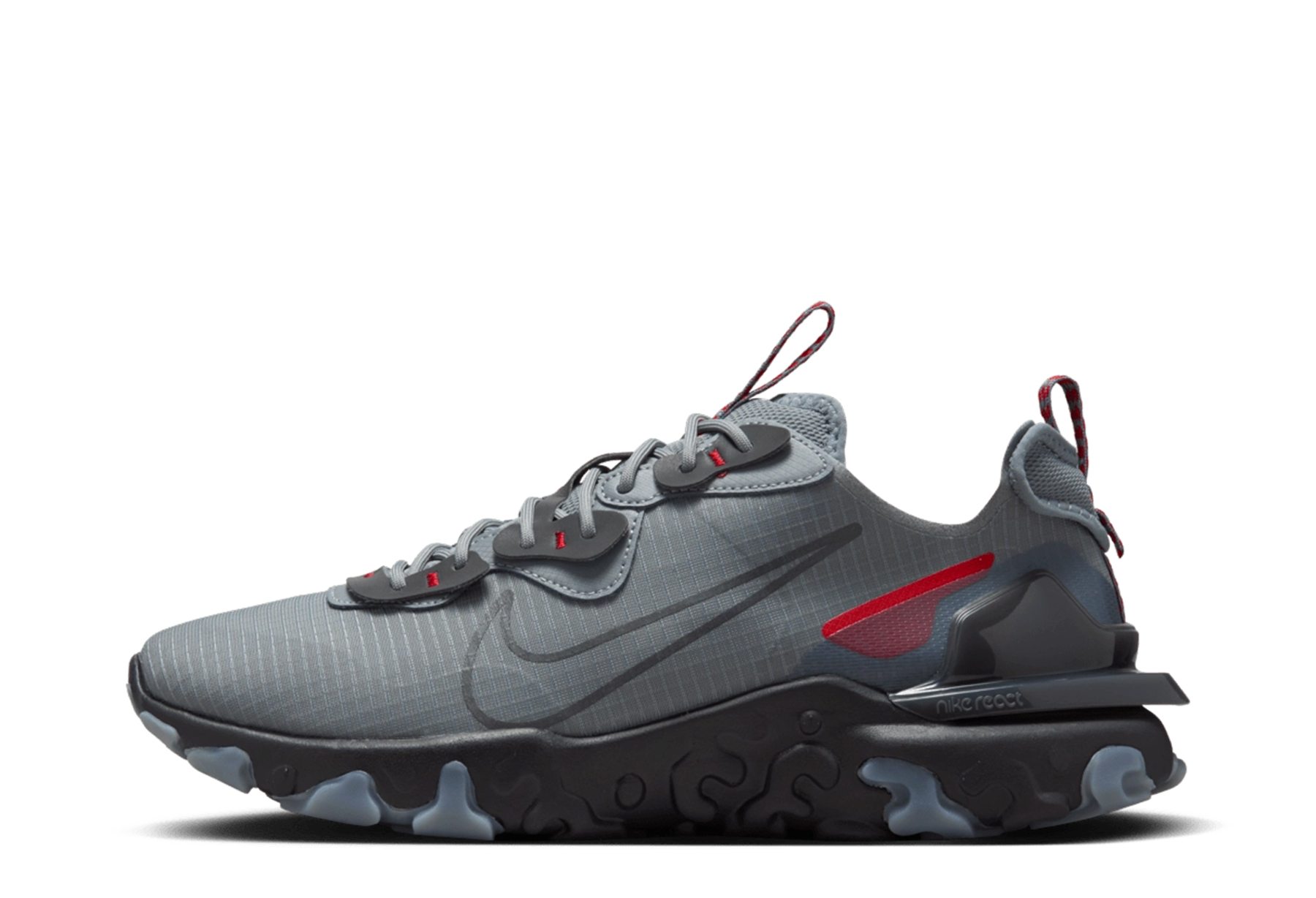 Nike React Vision 'Cool Grey' (2024) Cool Grey/University Red/Anthracite sneaker – authenticated on KLEKT