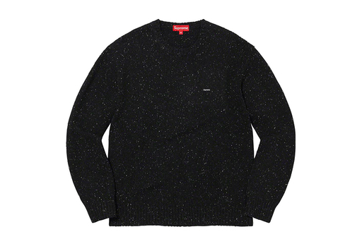 Supreme Small Box Speckle Sweater Black (FW22)