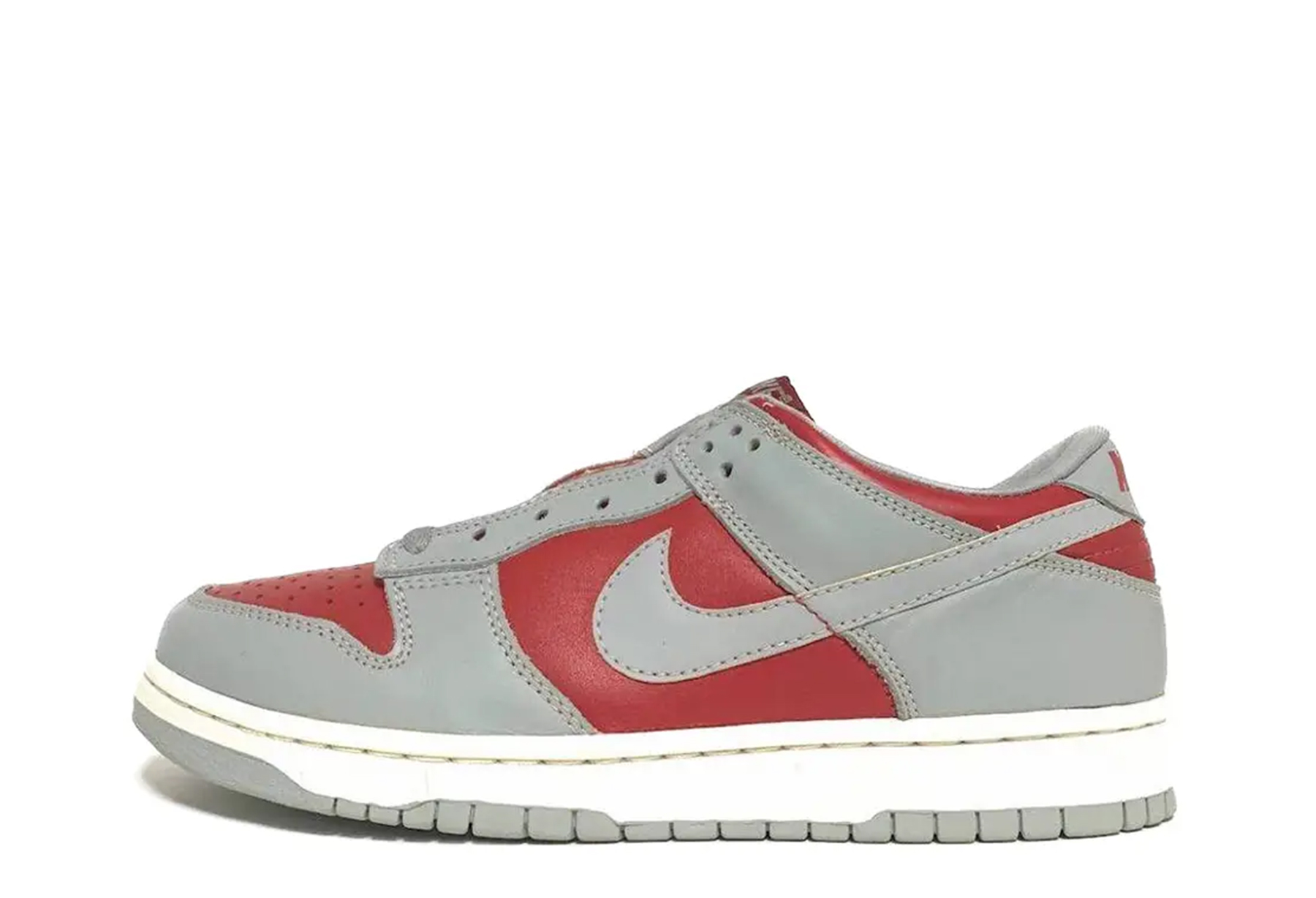 Nike Dunk Low 'Ultraman' (2024) GREY/RED sneaker – authenticated on KLEKT