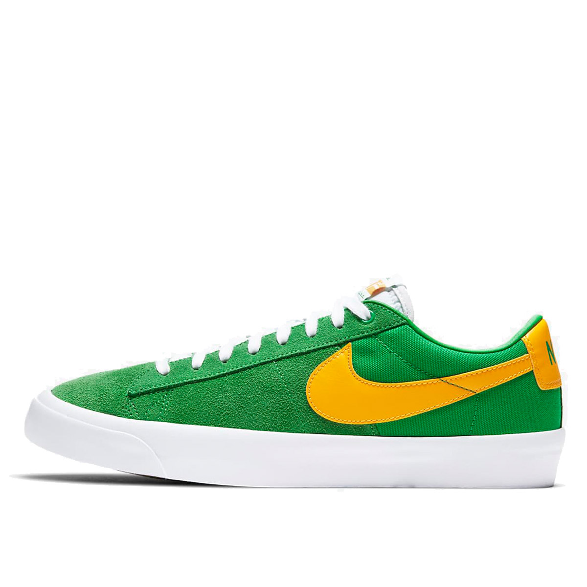 Nike SB Blazer Low Pro GT 'Lucky Green' (2021) Lucky Green/Black/White/University Gold sneaker – authenticated on KLEKT