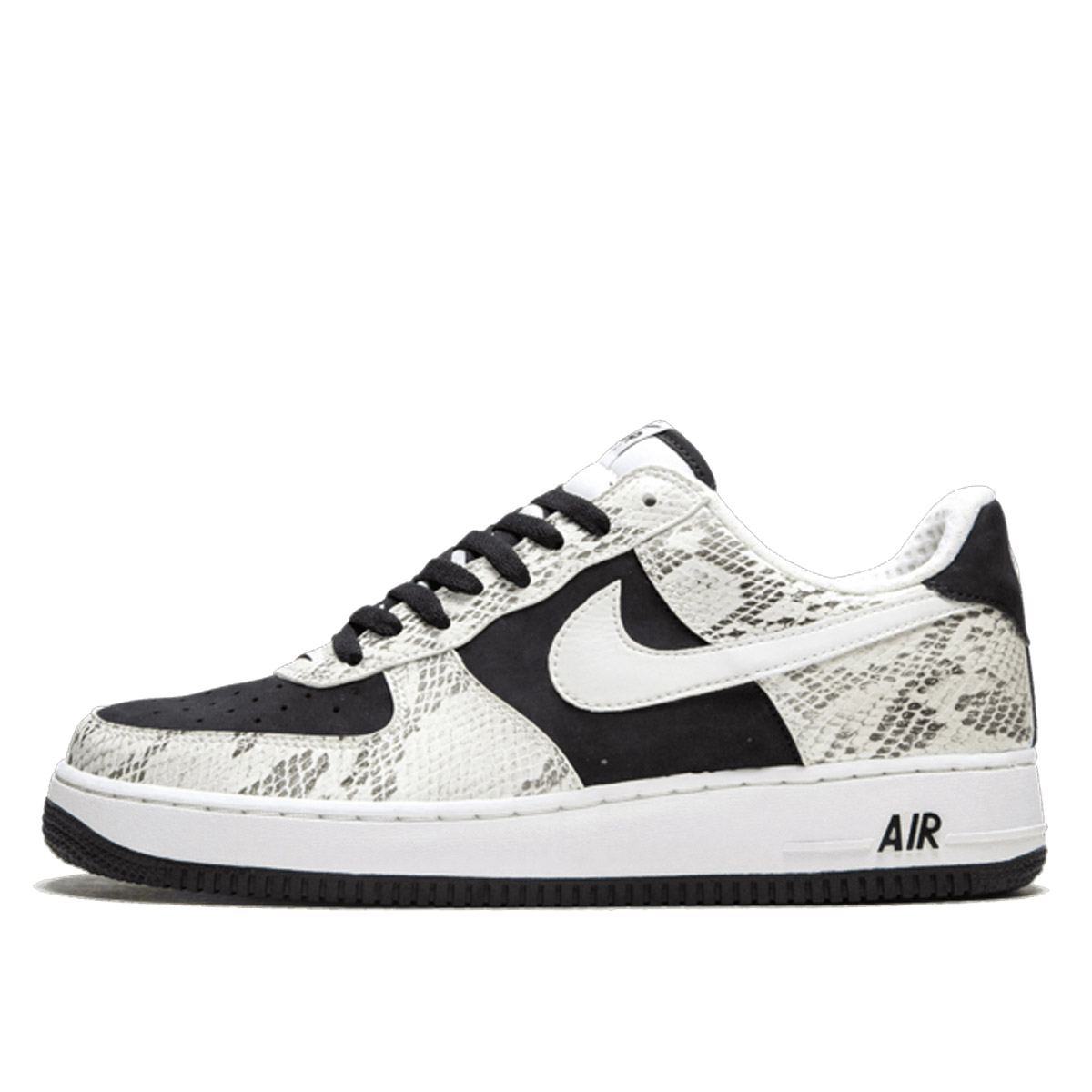 Nike Air Force 1 Low Snakeskin Cocoa (2005) BLACK/WHITE sneaker – authenticated on KLEKT
