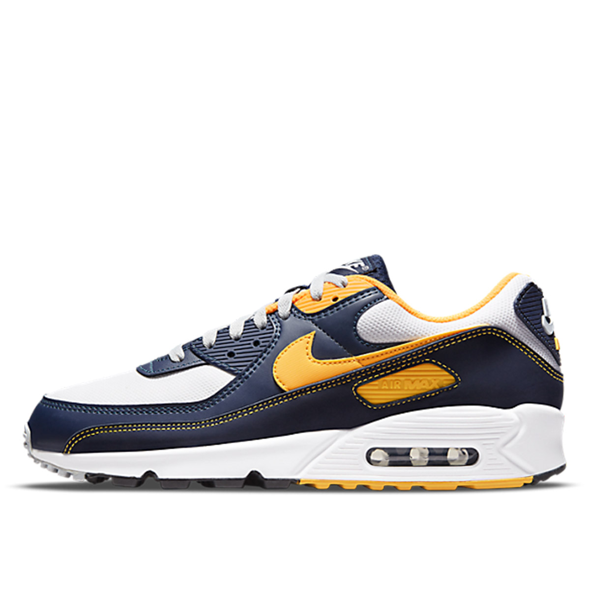 Nike Air Max 90 Michigan Navy (2021) NAVY/WHITE/VARSITY MAIZE sneaker – authenticated on KLEKT