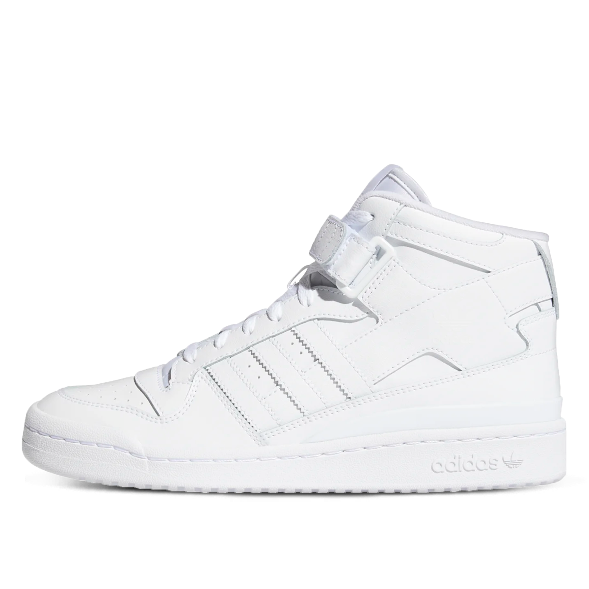 Adidas Forum Mid 'Triple White' (2021) FOOTWEAR WHITE/FOOTWEAR WHITE sneaker – authenticated on KLEKT