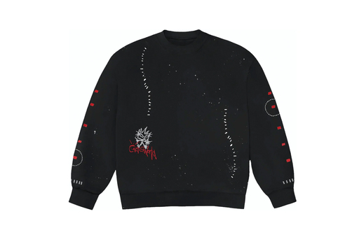 Air Jordan x Travis Scott Stitched Crewneck Black (FW22)