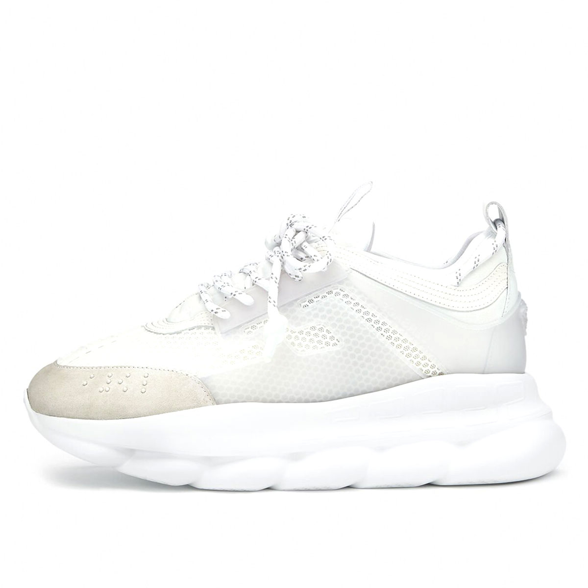 Luxury Versace Chain Reaction Trainers White White sneaker – authenticated on KLEKT