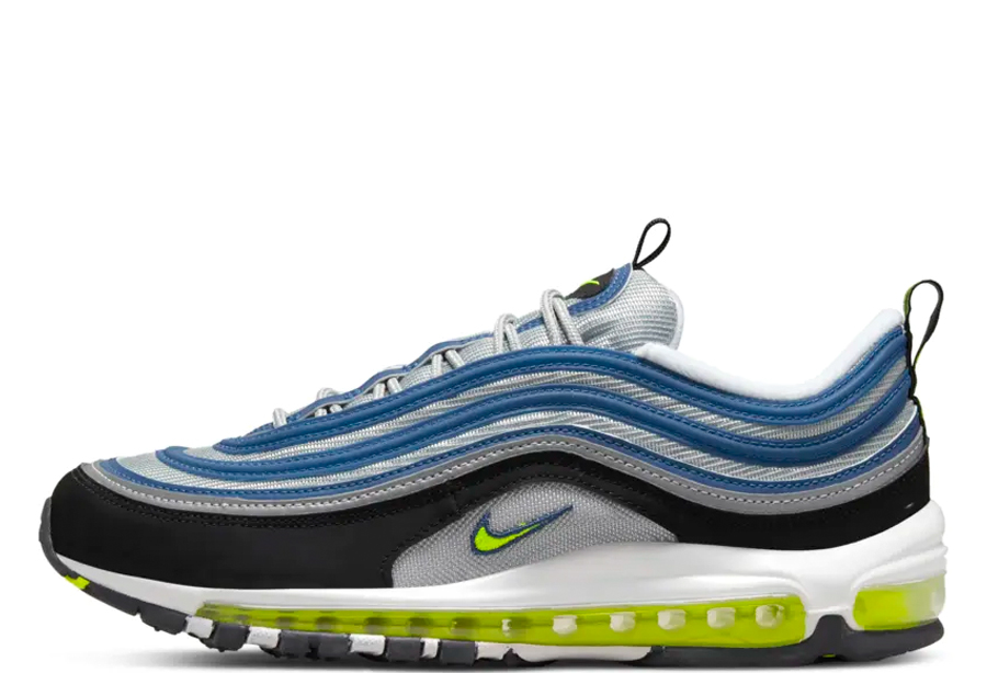 Nike Air Max 97 OG Atlantic Blue Voltage Yellow (2022)  ATLANTIC BLUE/METALLIC SILVER/BLACK/VOLTAGE YELLOW sneaker – authenticated on KLEKT