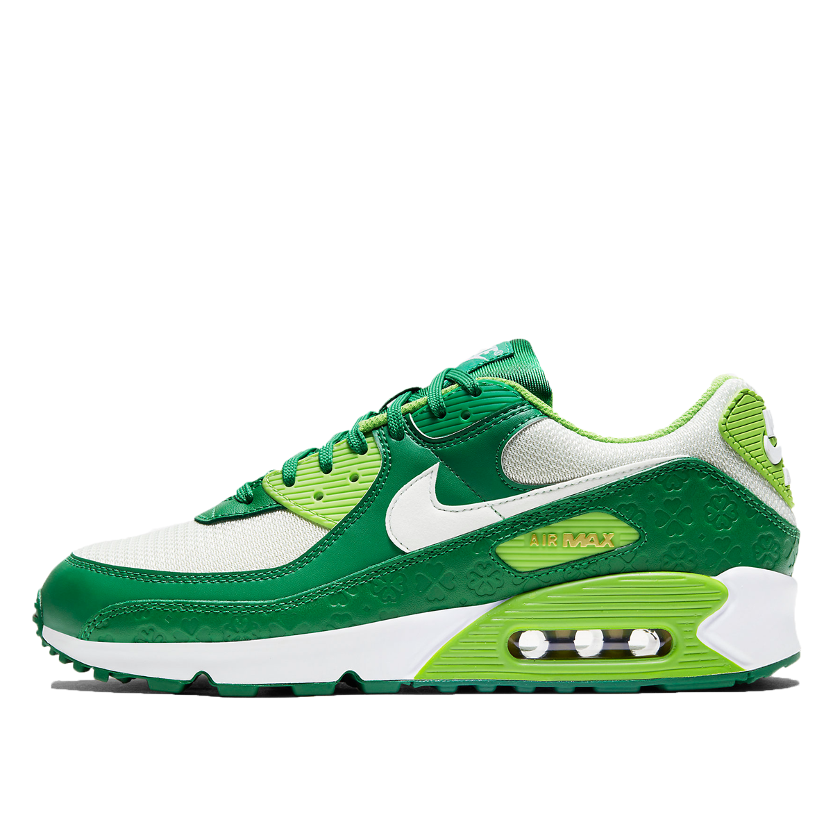 Nike Air Max 90 St Patrick's Day (2021) WHITE/GREEN-GOLD sneaker – authenticated on KLEKT