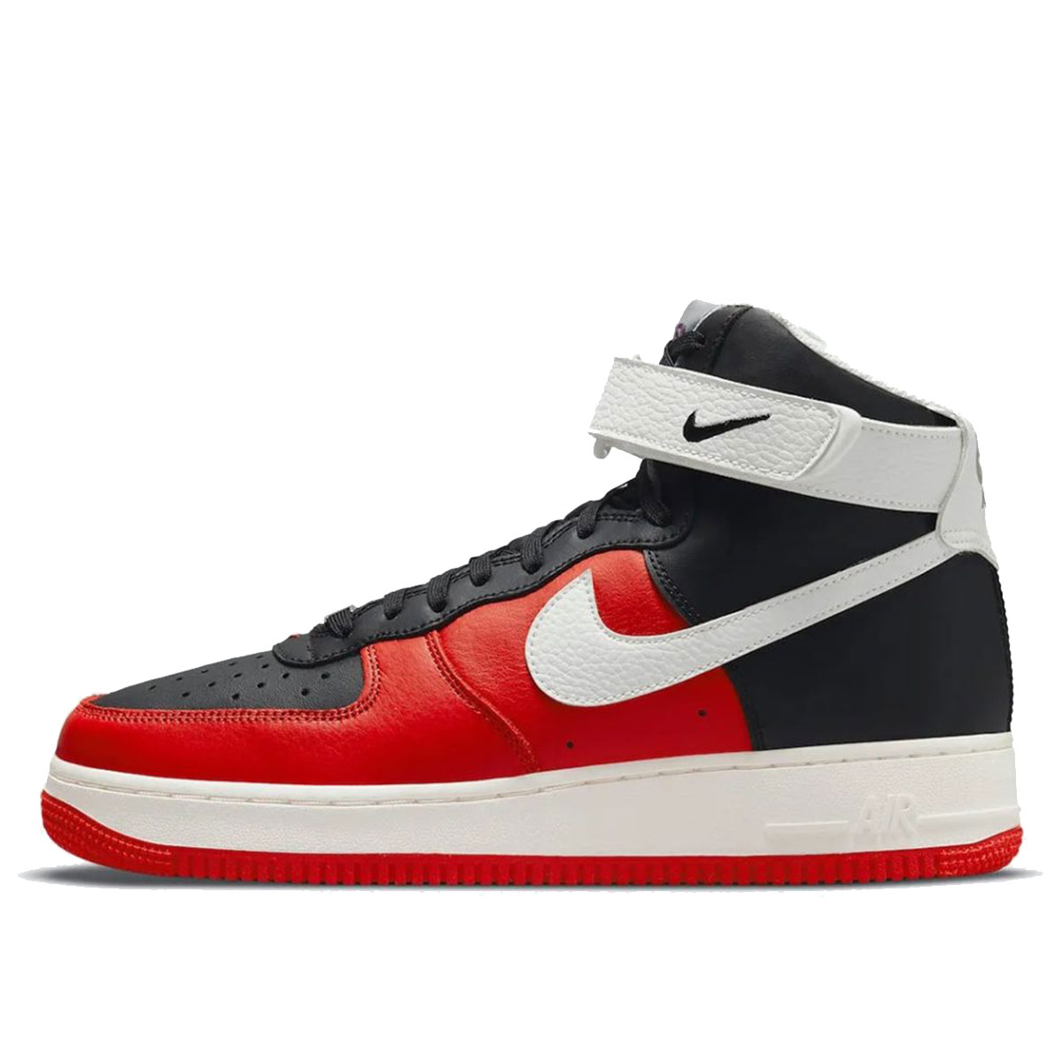 Nike x NBA Air Force 1 High Chile Red (2021) Black /Grey Fog/Chile Red/Sail sneaker – authenticated on KLEKT