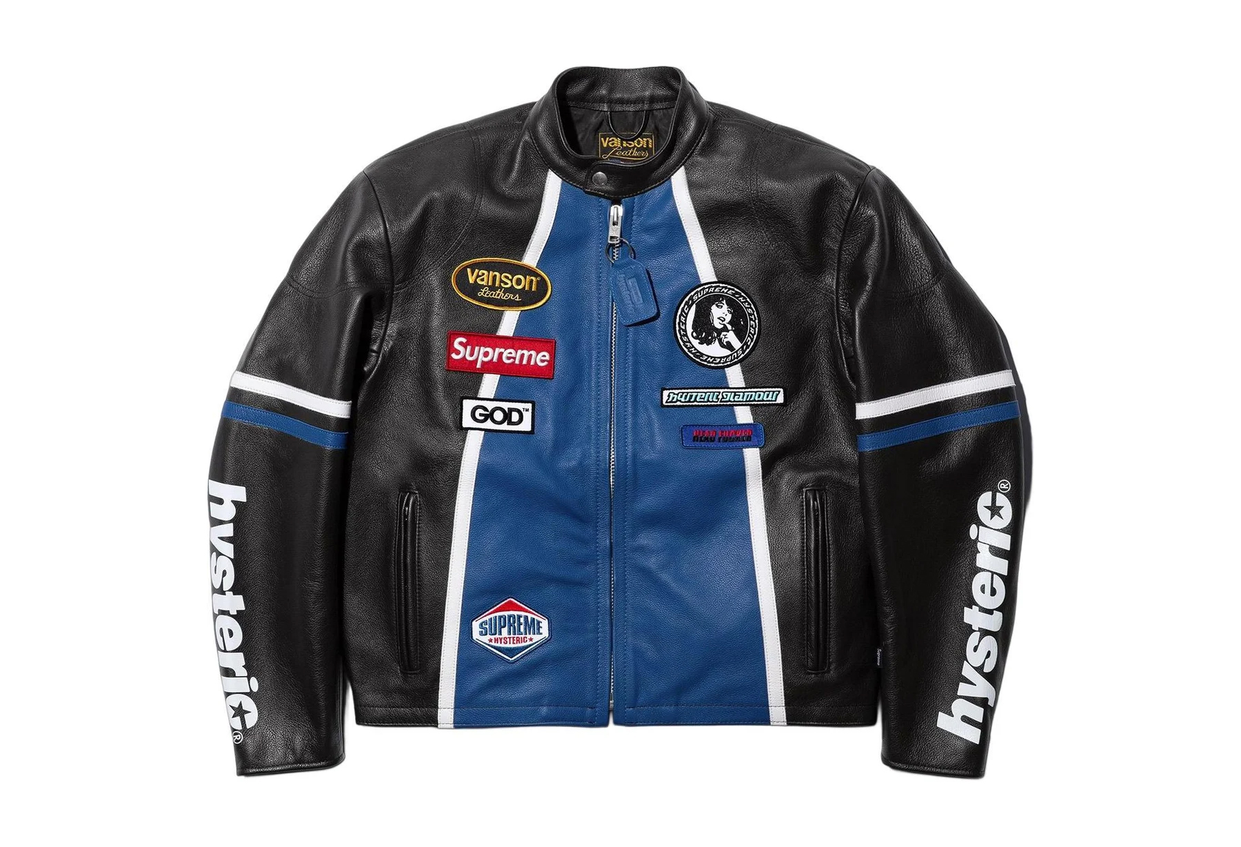 Supreme x Hysteric Glamour Vanson Leather Jacket 'Black' (FW24) BLACK sneaker – authenticated on KLEKT