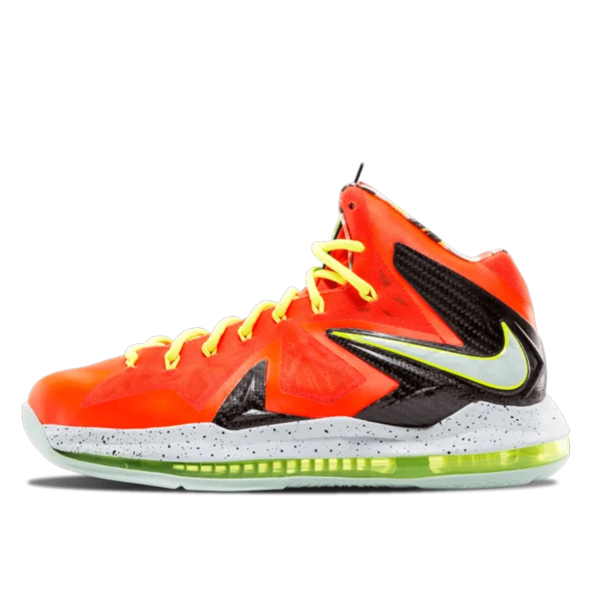 Nike LeBron X Elite Total Crimson (2013) TOATAL CRIMSON/VOLT/BLACK/WHITE sneaker – authenticated on KLEKT