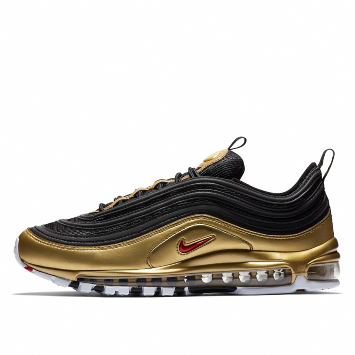 Nike Air Max 97 QS Black Metallic Gold sneaker – authenticated on KLEKT