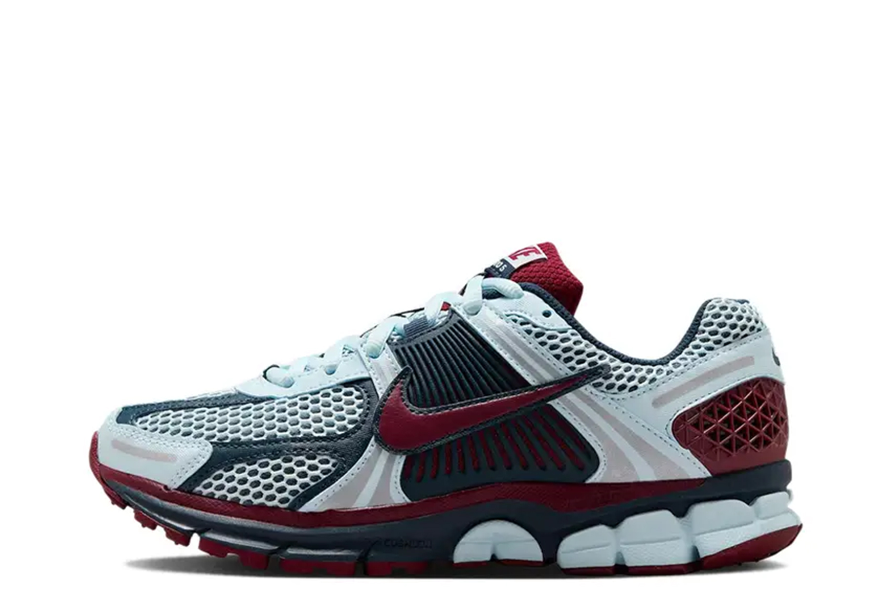 Nike Zoom Vomero 5 'Team Red Glacier Blue' (2025) SILVER sneaker – authenticated on KLEKT