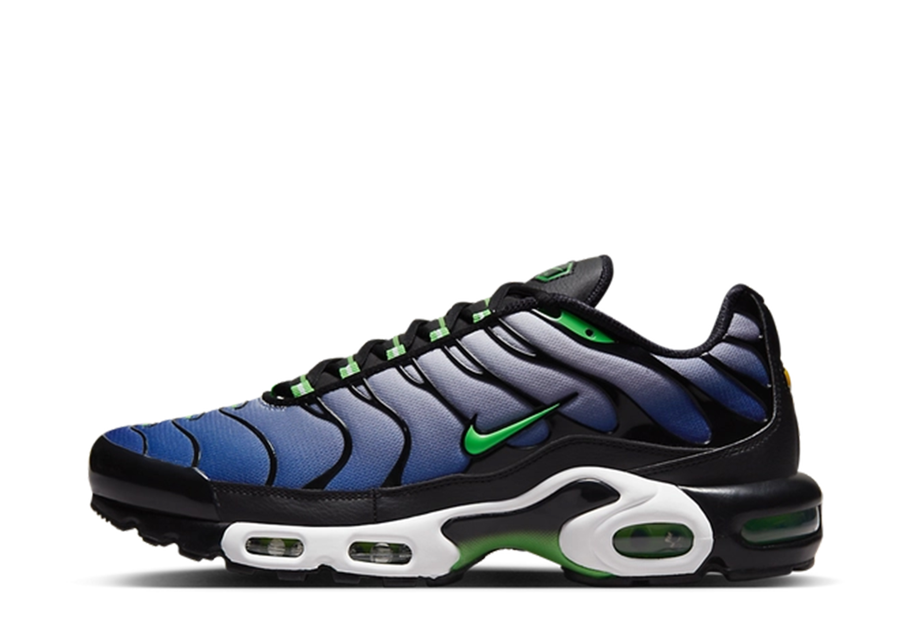 Nike Air Max Plus 'Icons' (2023) Black/White/Deep Royal/Scream Green sneaker – authenticated on KLEKT