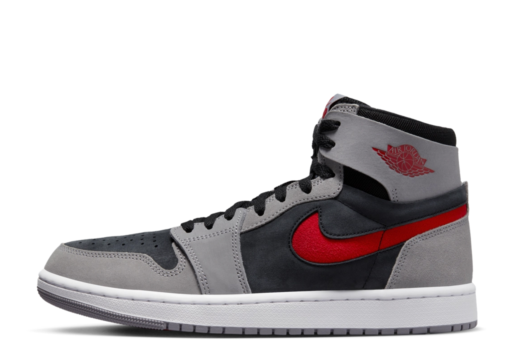 Air Jordan 1 Zoom Air CMFT 2 'Fire Red' (2023) Black/Fire Red/Cement Grey/White sneaker – authenticated on KLEKT