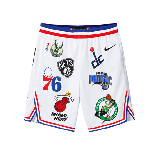 Supreme x Nike NBA Teams Authentic Shorts White (SS18)
