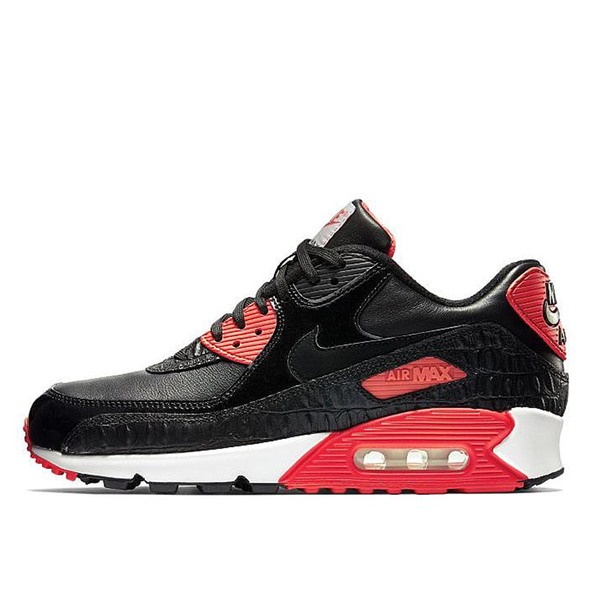 Nike Air Max 90 Black Croc Infrared sneaker – authenticated on KLEKT