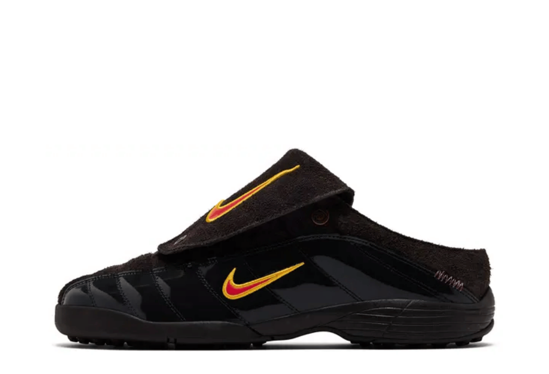 Nike Nike x Kids Of Immigrants T-90 Mule 'Velvet Brown' (2026) VELVET BROWN/UNIVERSITY GOLD-ORANGE HORIZON-FUSION RED-OFF NOIR-ANTHRACITE sneaker – authenticated on KLEKT