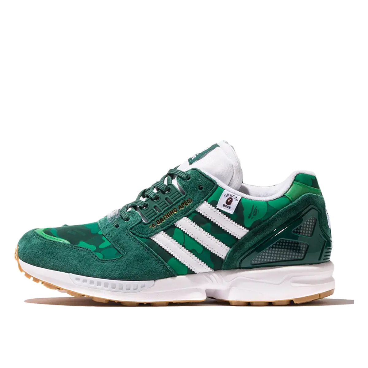 Adidas ZX 8000 Bape Undefeated Green (2020) sneaker – authenticated on KLEKT