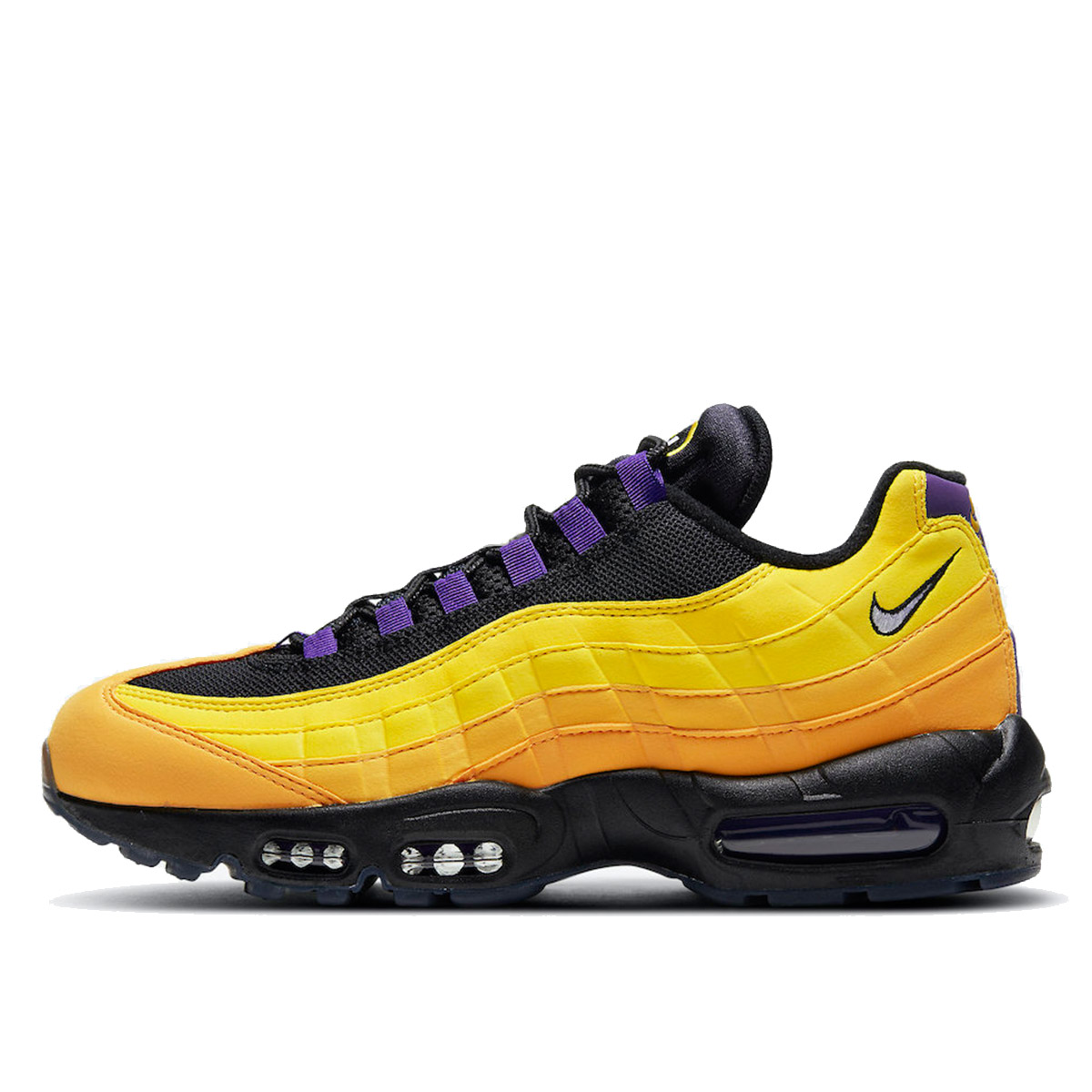 Nike Air Max 95 NRG LeBron Lakers (2021) BLACK/WHITE/AMARILLO/COURT PURPLE sneaker – authenticated on KLEKT