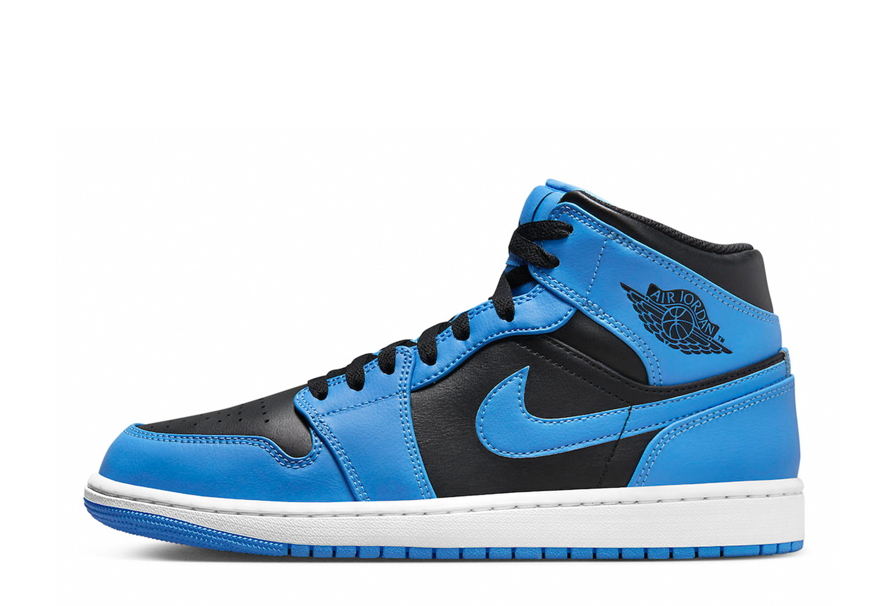 Air Jordan 1 Mid 'University Blue' (2023) University Blue/Black-White sneaker – authenticated on KLEKT