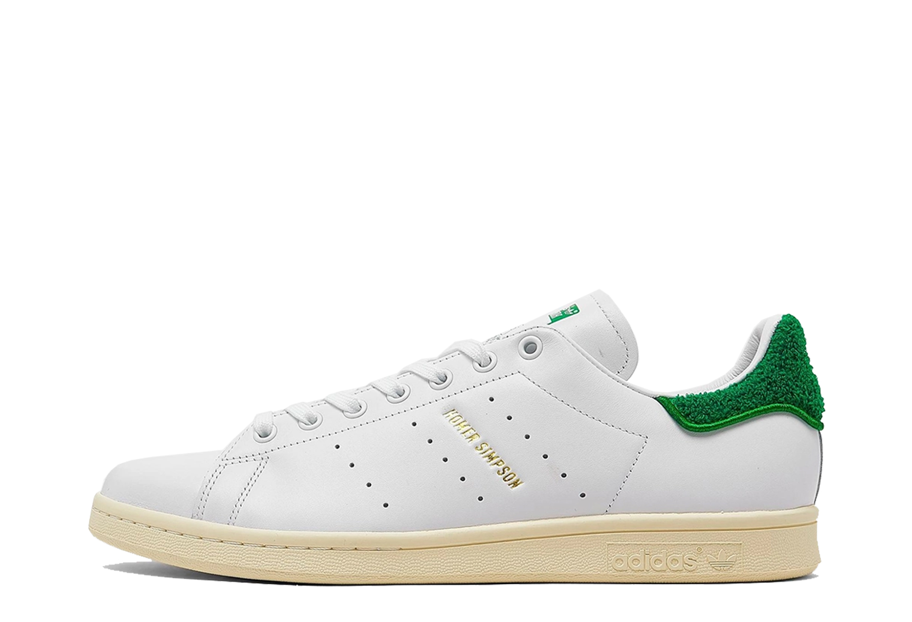 Adidas x The Simpsons Stan Smith 'Homer Simpson' (2023) Cloud White/Green/Cream White sneaker – authenticated on KLEKT