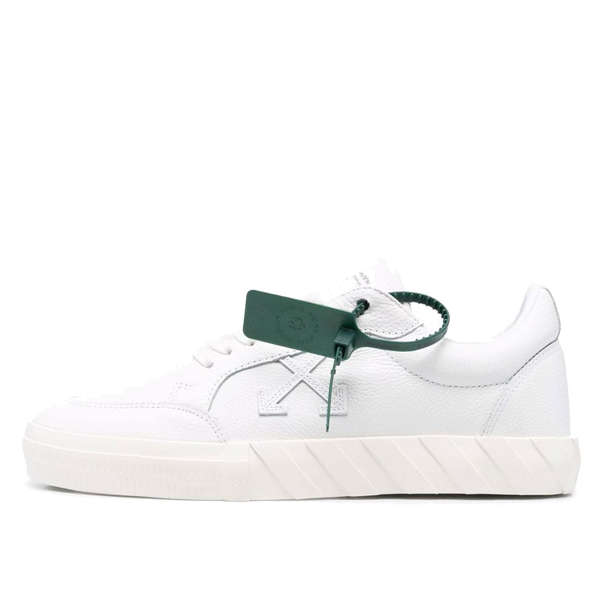 Off White Vulc Low Leather White White (SS22) sneaker – authenticated on KLEKT