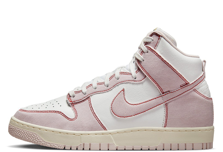 Nike Dunk High 1985 Pink Denim (2022) Summit White/Barely Rose sneaker – authenticated on KLEKT