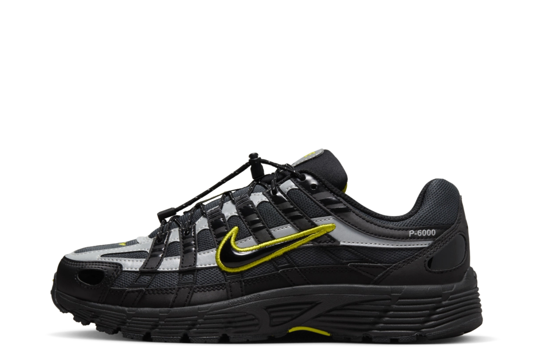 Nike P-6000 WMNS 'Black Volt' (2023) Black/Silver/Volt sneaker – authenticated on KLEKT