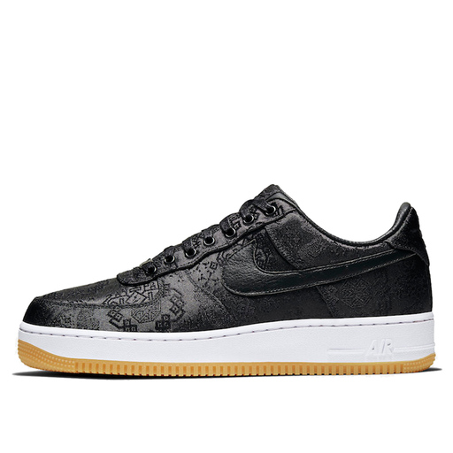 Nike x CLOT x Fragment Air Force AF 1 Black Silk (2019)
