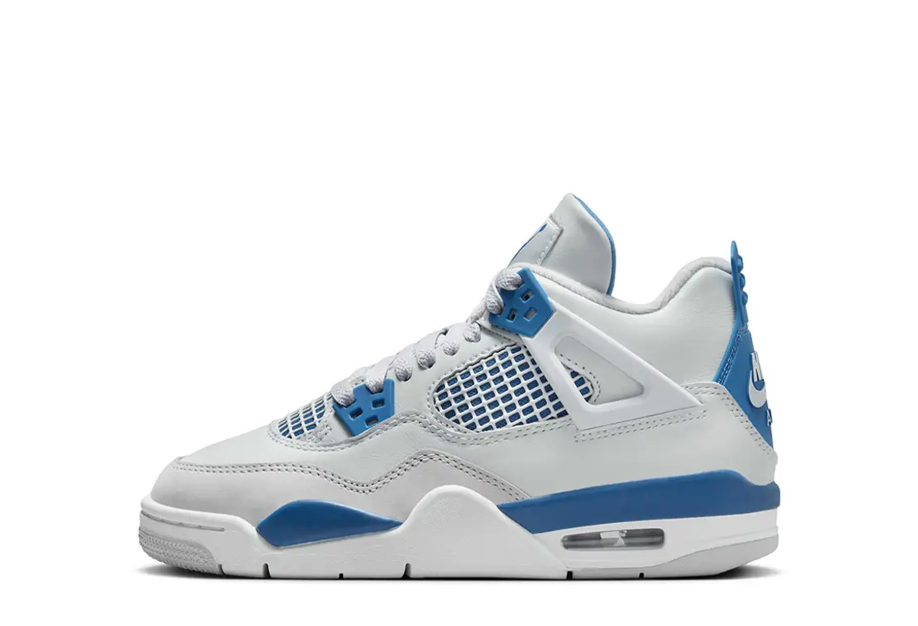 Air Jordan 4 PS 'Industrial Blue/Military Blue' (2024) OFF-WHITE/MILITARY BLUE/NEUTRAL GREY sneaker – authenticated on KLEKT